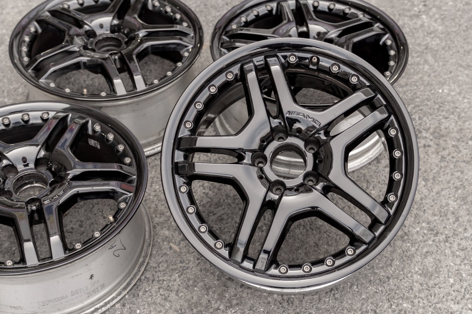 Mercedes SLK350 SLK55 AMG 18" rim OEM 2006 2007 2008 2009 2010 2011 Wheel SET - Image 14