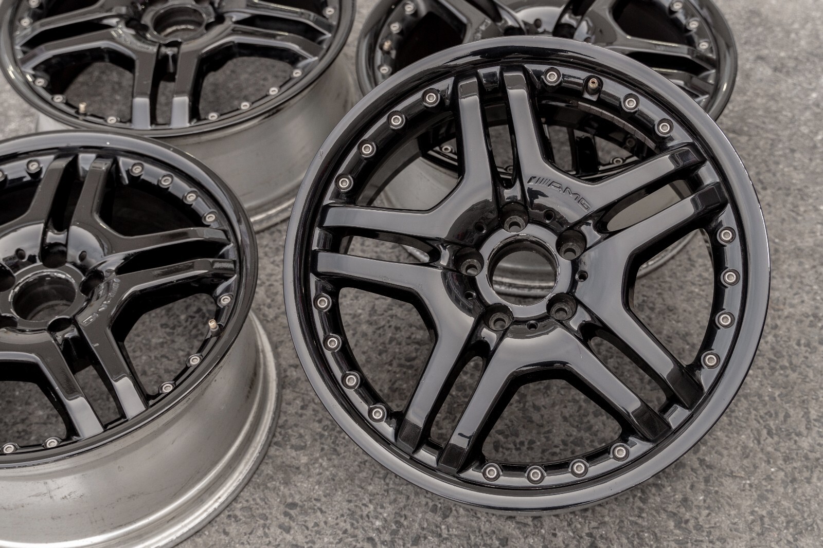 Mercedes SLK350 SLK55 AMG 18" rim OEM 2006 2007 2008 2009 2010 2011 Wheel SET - Image 18