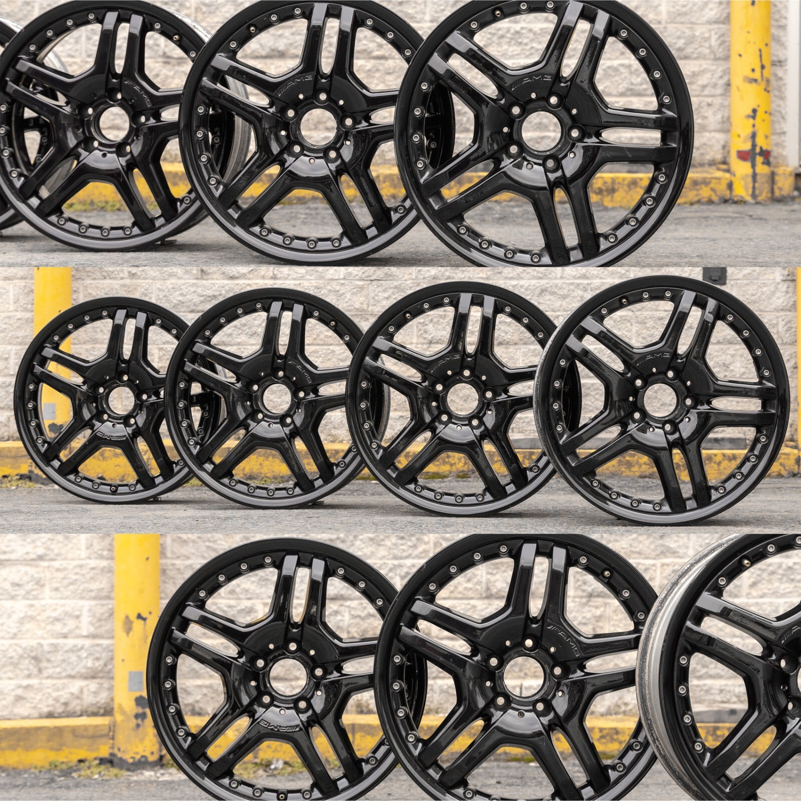 Mercedes SLK350 SLK55 AMG 18" rim OEM 2006 2007 2008 2009 2010 2011 Wheel SET - Image 21