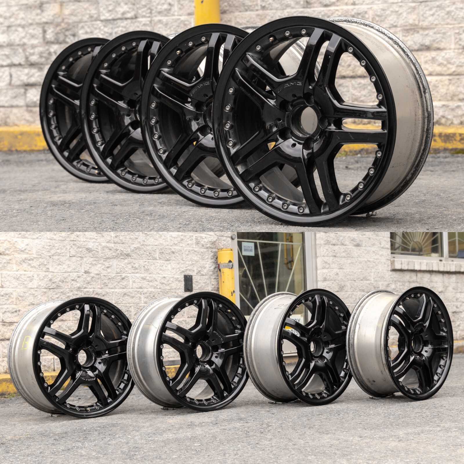 Mercedes SLK350 SLK55 AMG 18" rim OEM 2006 2007 2008 2009 2010 2011 Wheel SET - Image 22