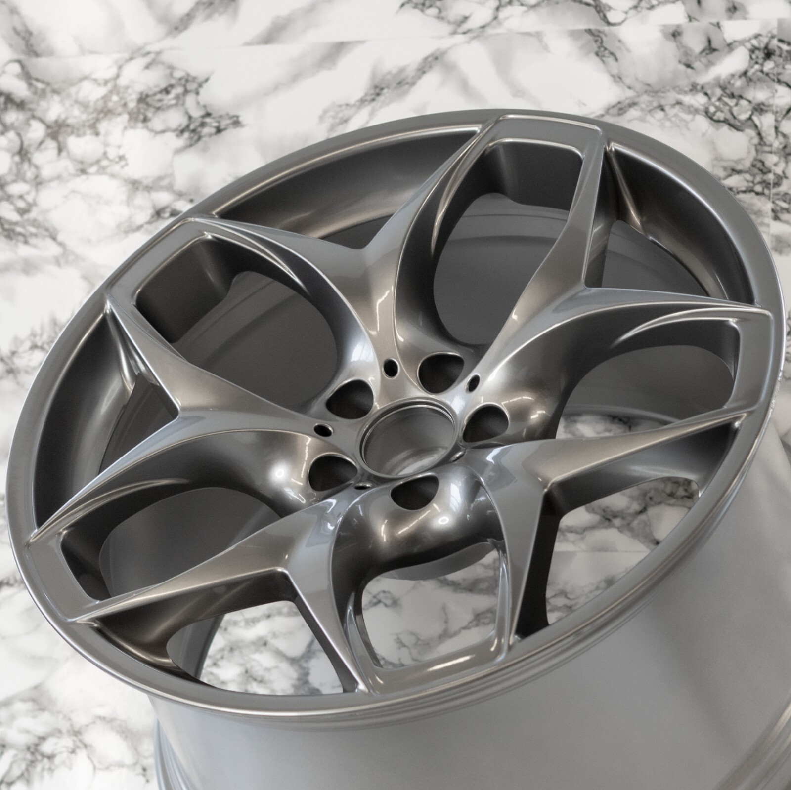 BMW X5 X6 X5M X6M 21" Inch REAR Rim OEM 2008 2009 2010 2011 2013 2014 Mag wheel