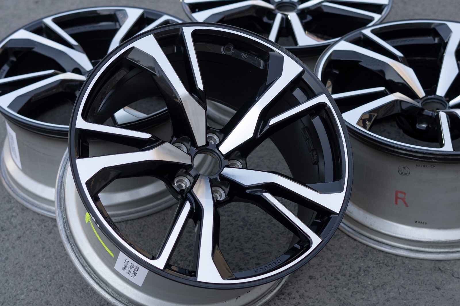 Nissan 370Z 19" Inch Rim OEM 2018 2019 2020 2021 Genuine Forged wheel Set – Image 10
