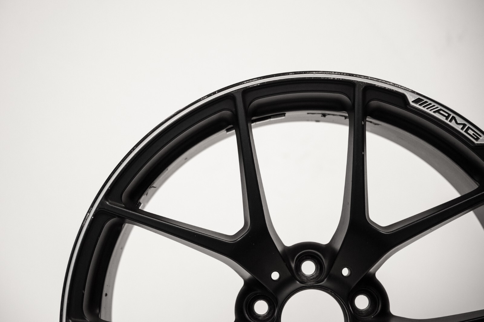 Mercedes C63 AMG 19" inch rear rim OEM 2014 2015 Original 507 edition W204 wheel - Image 2