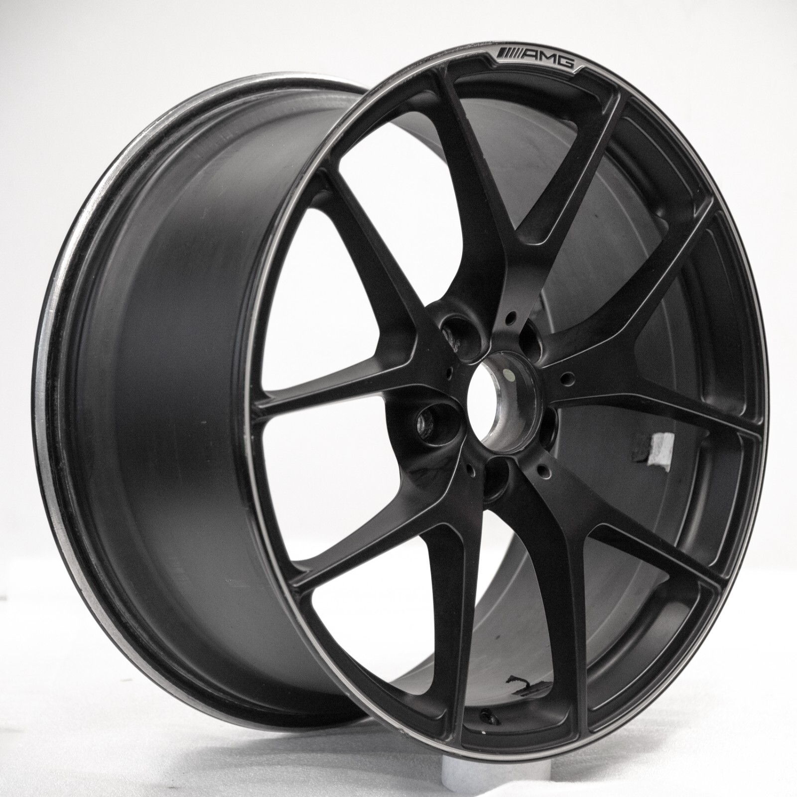 Mercedes C63 AMG 19" inch rear rim OEM 2014 2015 Original 507 edition W204 wheel - Image 19