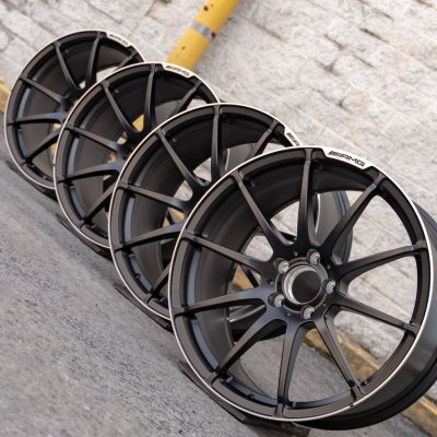Mercedes C63 Black series Genuine Original Staggered Widebody AMG Wheel set OEM