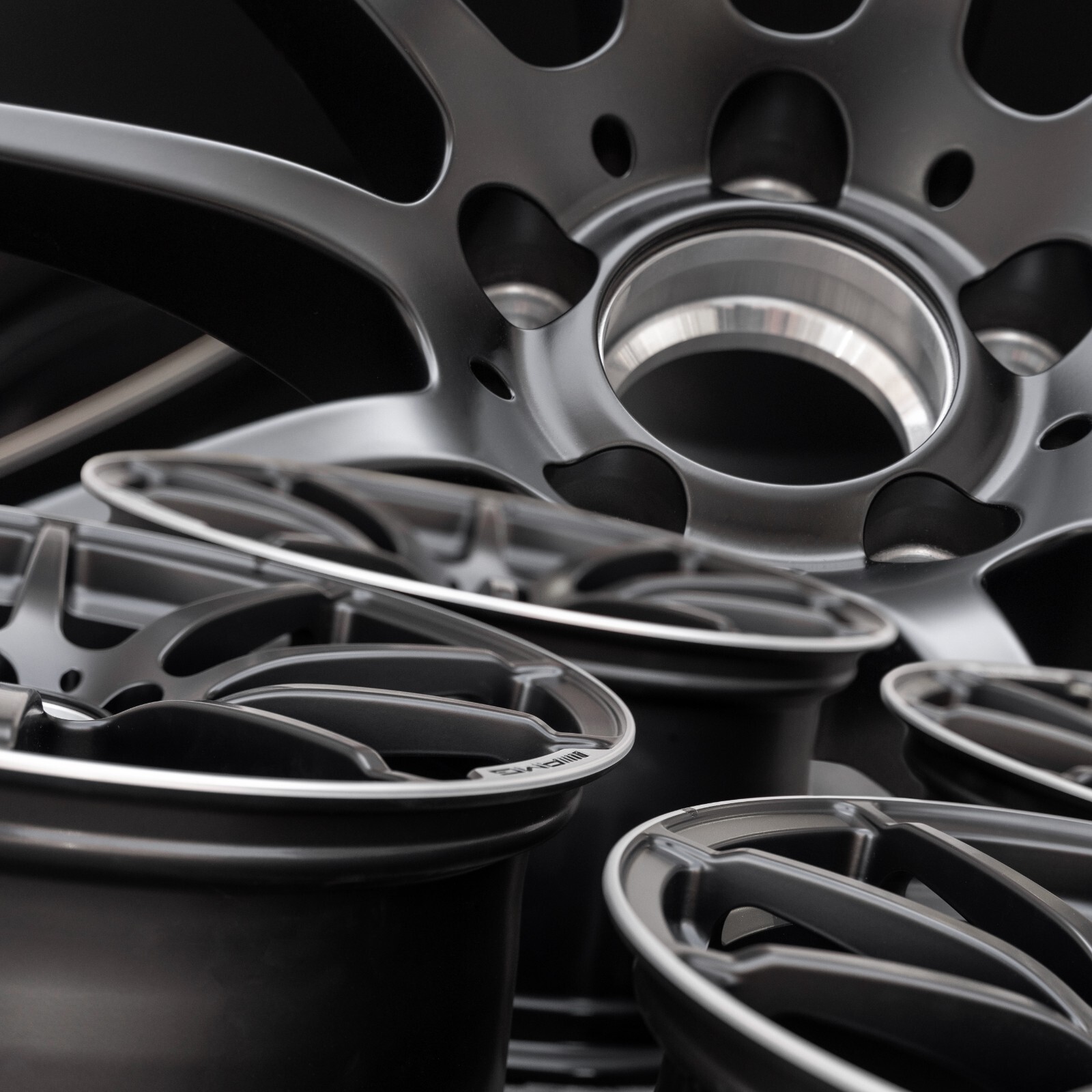 Mercedes C63 Black series Genuine Original Staggered Widebody AMG Wheel set OEM - Image 8