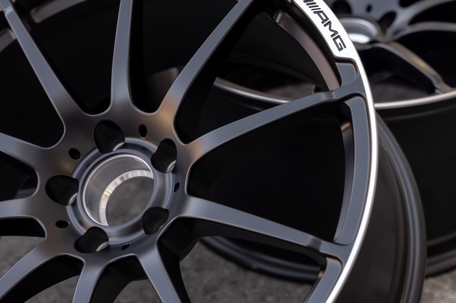 Mercedes C63 Black series Genuine Original Staggered Widebody AMG Wheel set OEM - Image 15