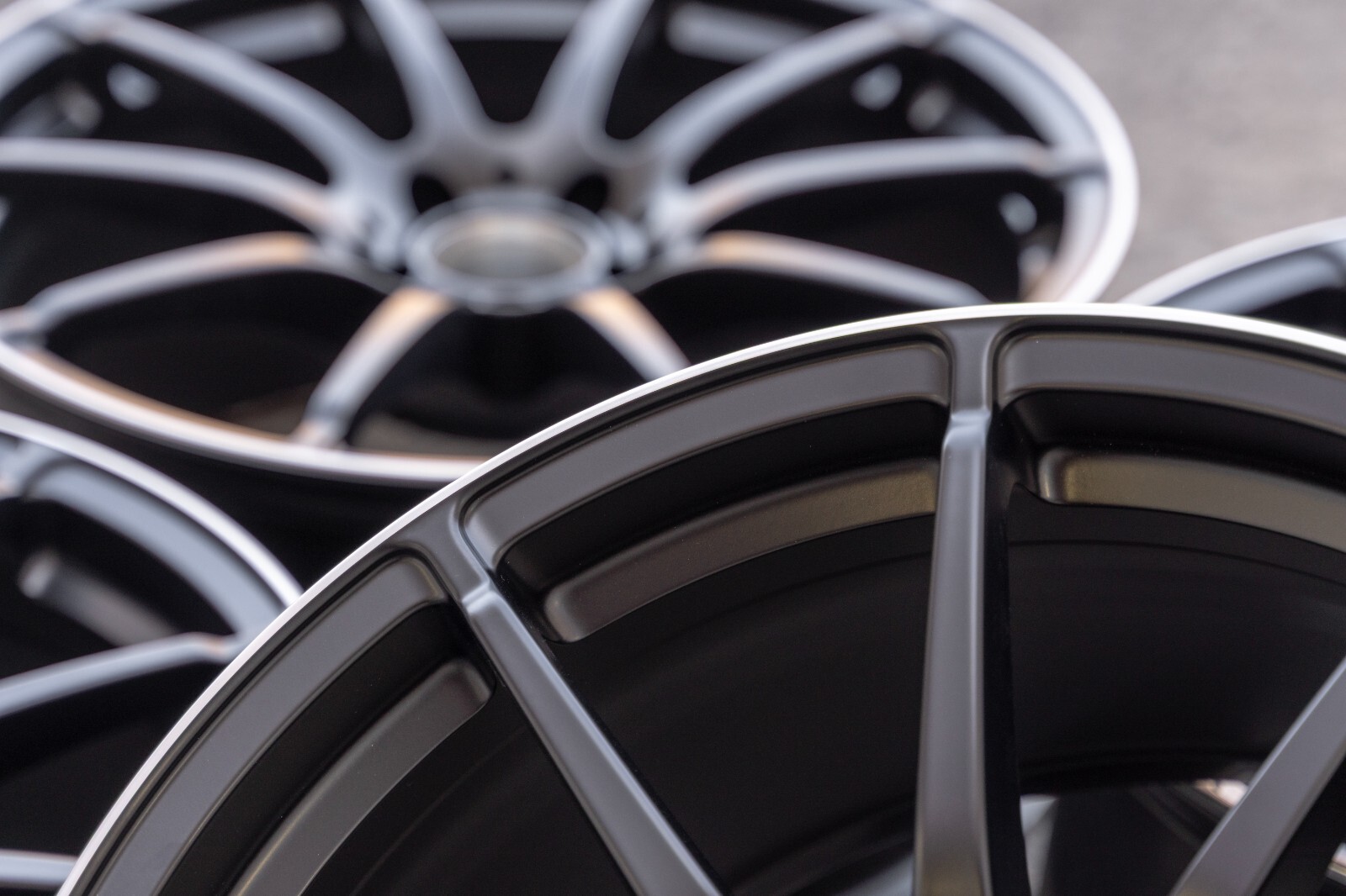 Mercedes C63 Black series Genuine Original Staggered Widebody AMG Wheel set OEM - Image 18