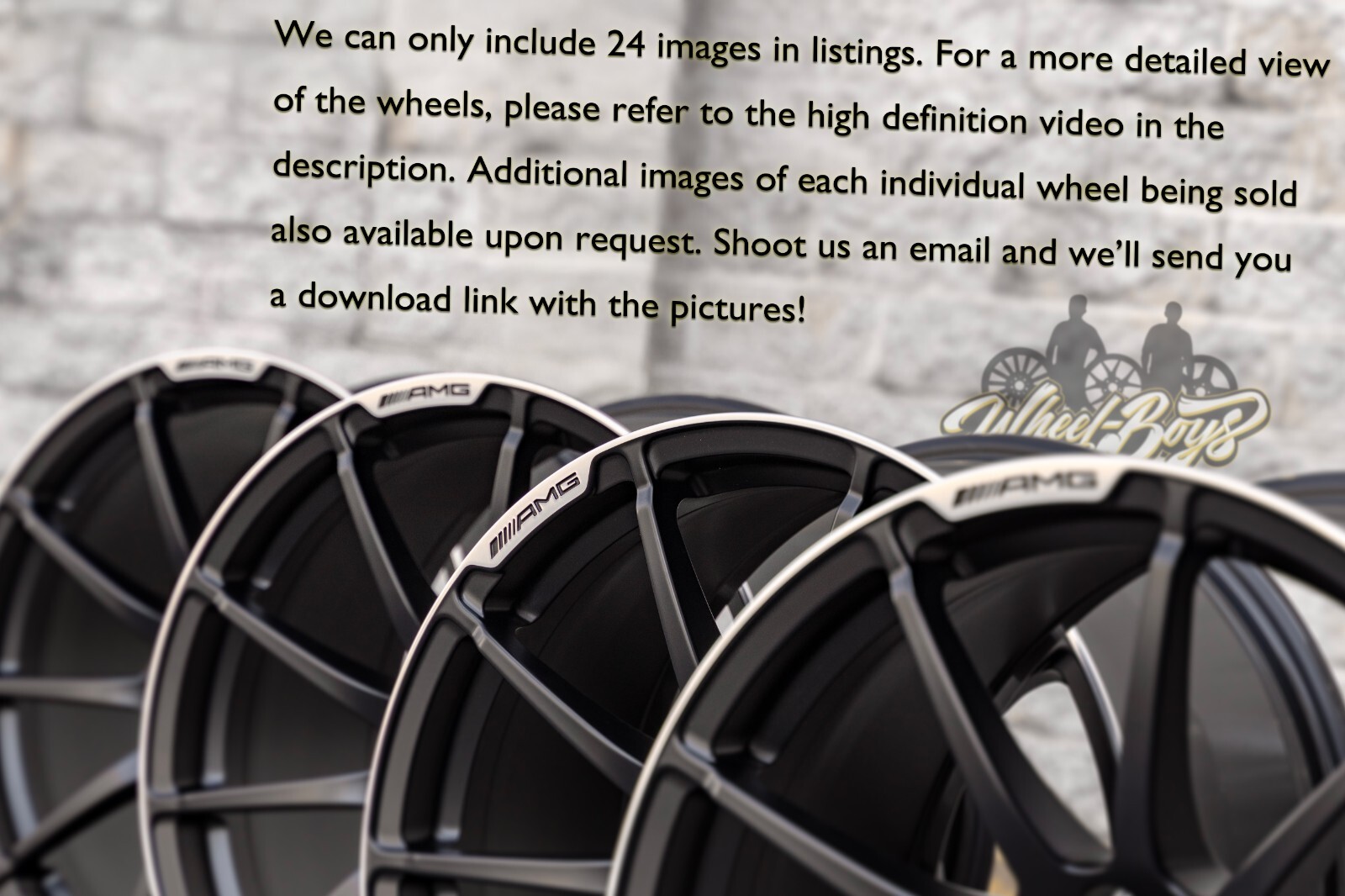 Mercedes C63 Black series Genuine Original Staggered Widebody AMG Wheel set OEM - Image 24