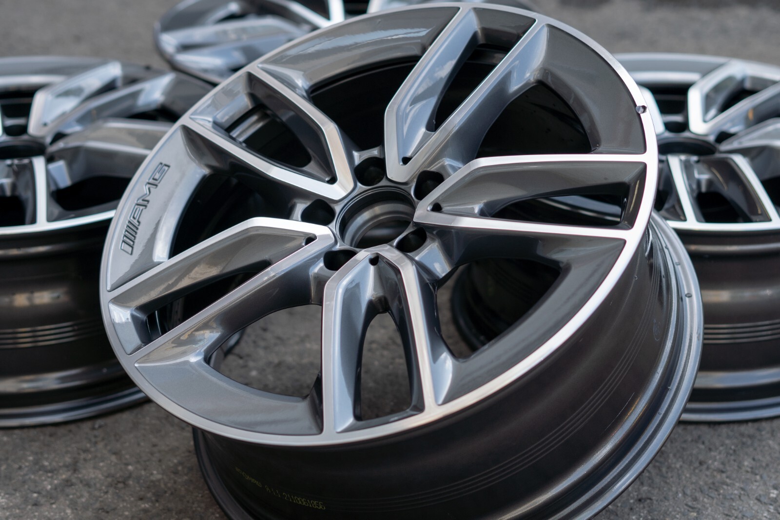 Mercedes GLA250 GLA35 GLB250 GLB35 19" inch rim OEM 2021 2022 2023 AMG Wheel SET - Image 7