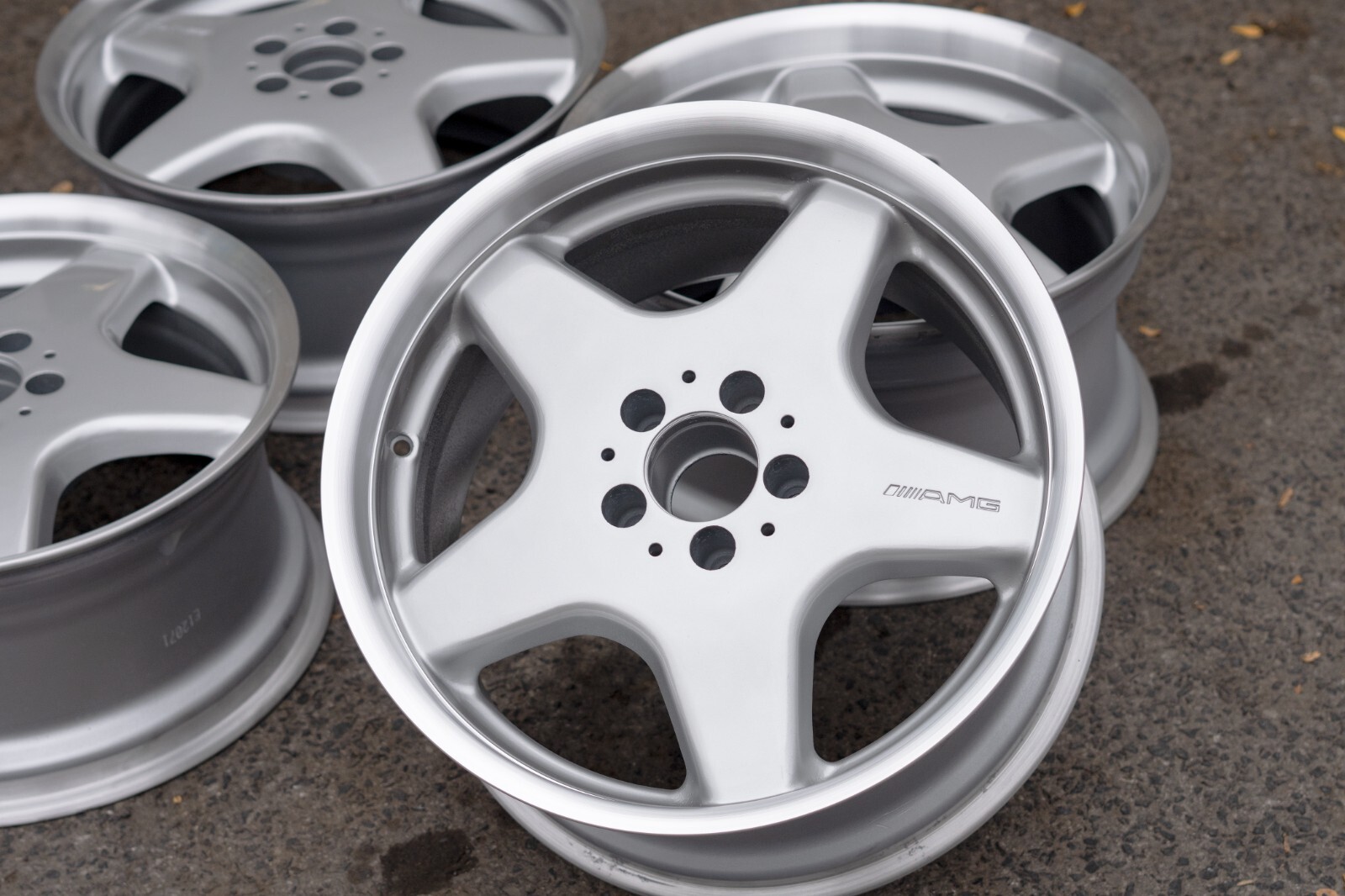 Mercedes 300SL SL320 500SL SL500 18" inch rim OEM 1989-2002 Original wheel SET - Image 9