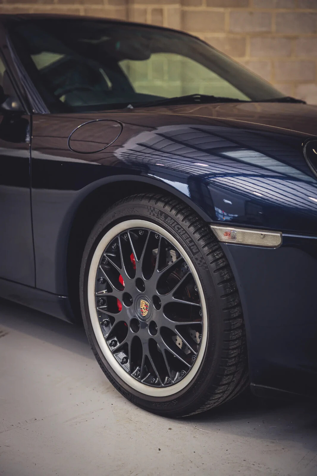 Porsche 993 996 911 GT3 Carrera 18" inch rim OEM Sport Classic II BBS Wheel Set – Image 3