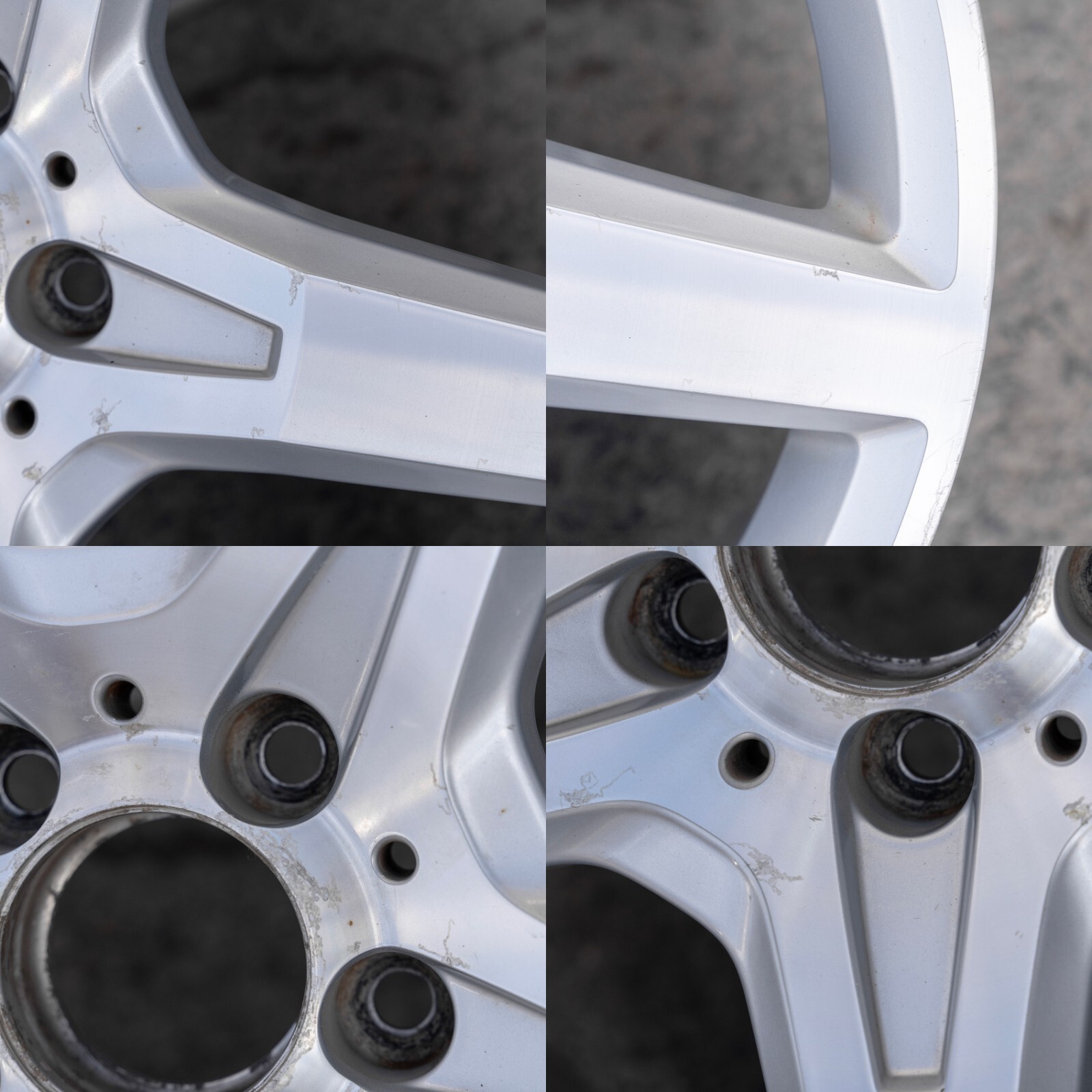 Mercedes SL400 SL550 19" inch rim OEM 2013-2018 Genuine Original wheel Set of 4 – Image 22