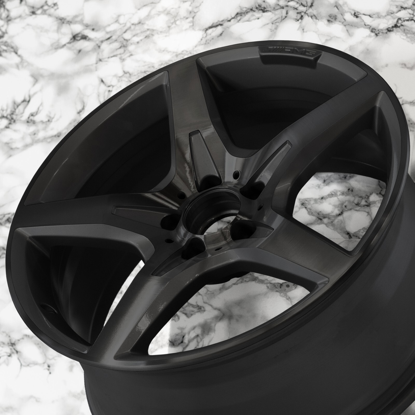 Mercedes SL400 SL550 19" inch rim OEM 2013-2018 Genuine Original wheel Set of 4 - Image 6