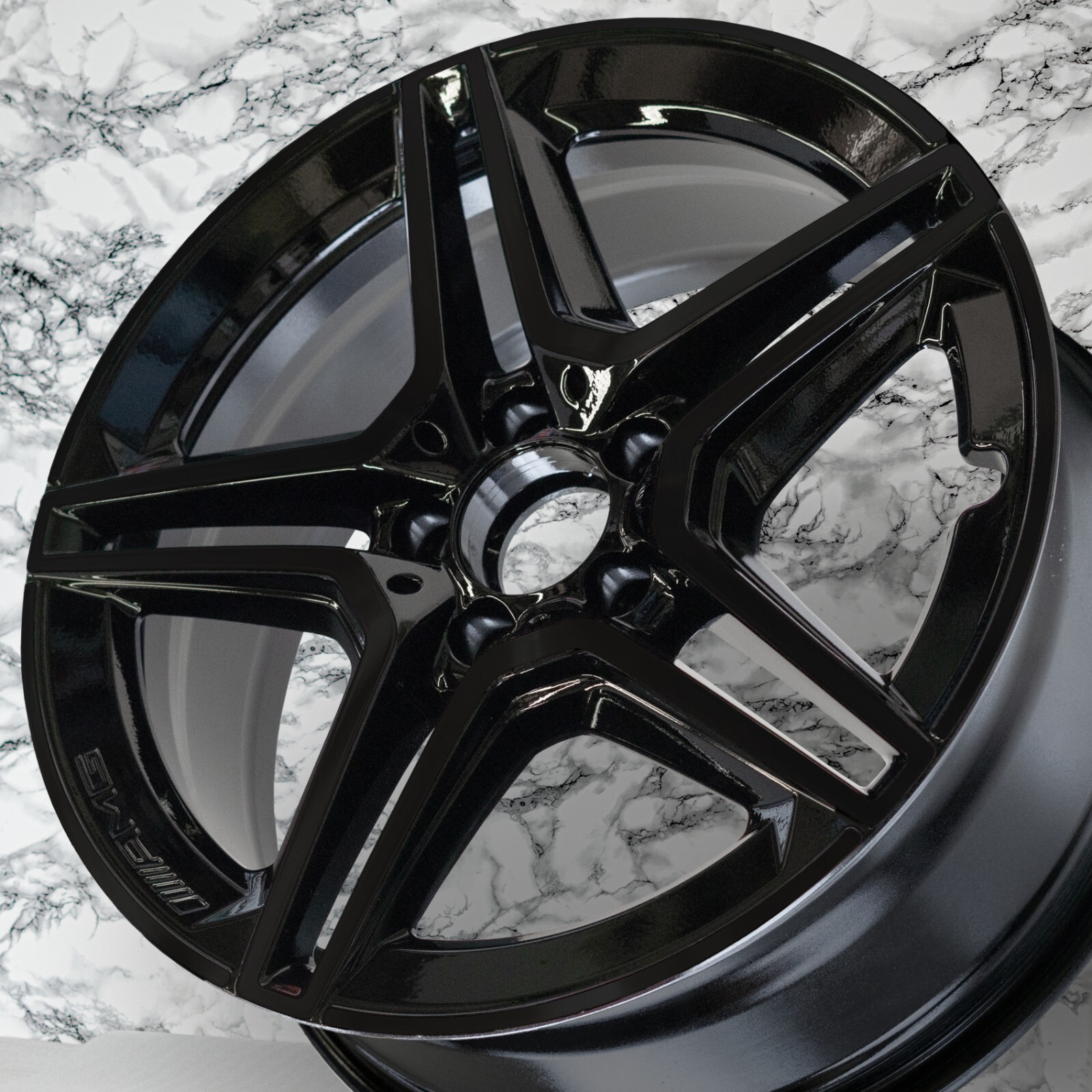 Mercedes C300 18" inch rim OEM 2019 2020 2021 2022 AMG ORIGINAL wheel Set - Image 2