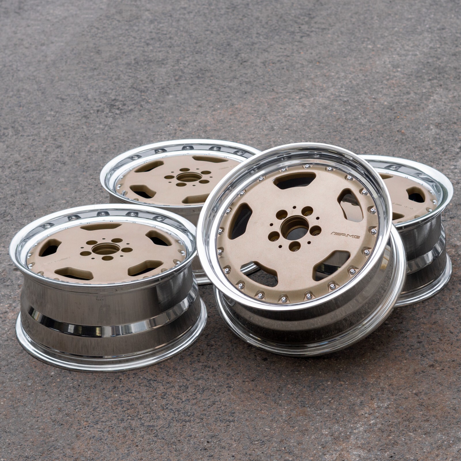 Mercedes AMG BBS Aero 2 Wheel OEM Genuine Authentic 18" rim Set of 4 500E