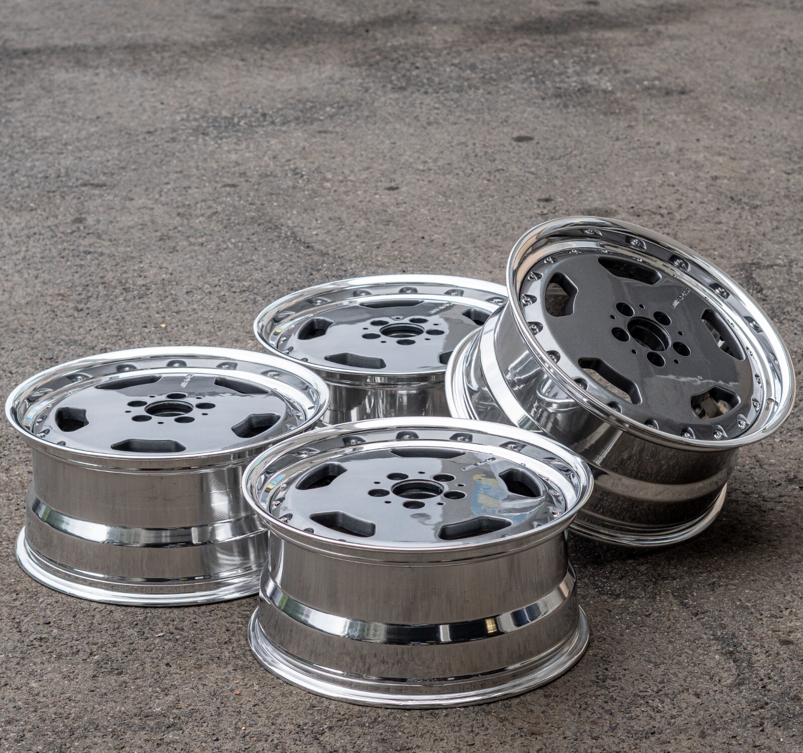 Mercedes AMG BBS Aero 2 Wheel OEM Genuine Authentic 18" rim Set of 4 500E - Image 5