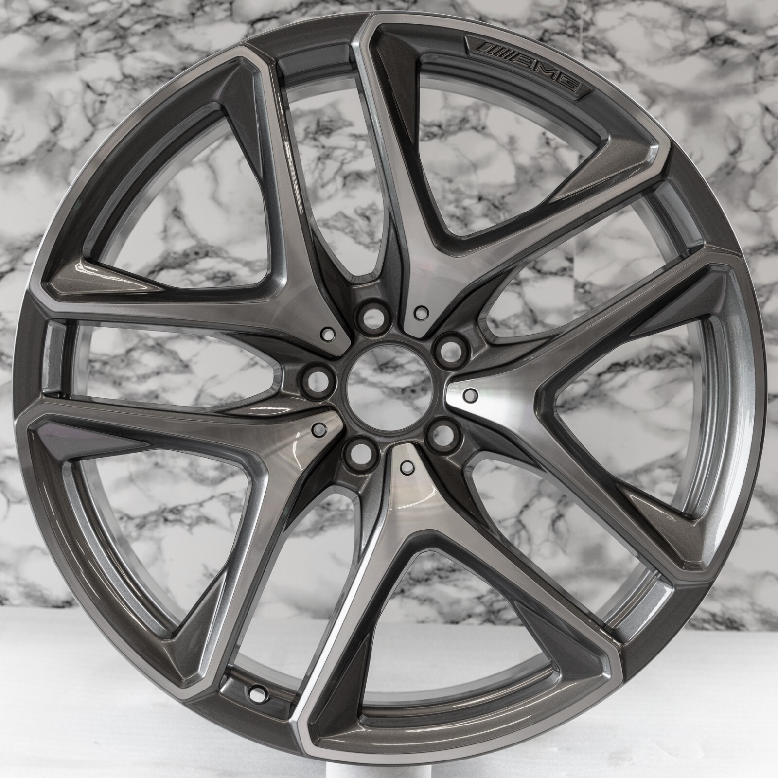 Mercedes GLE450 GLE53 AMG 21" inch Front rim OEM 2019 2020 2021 2022 2023 Wheel - Image 2