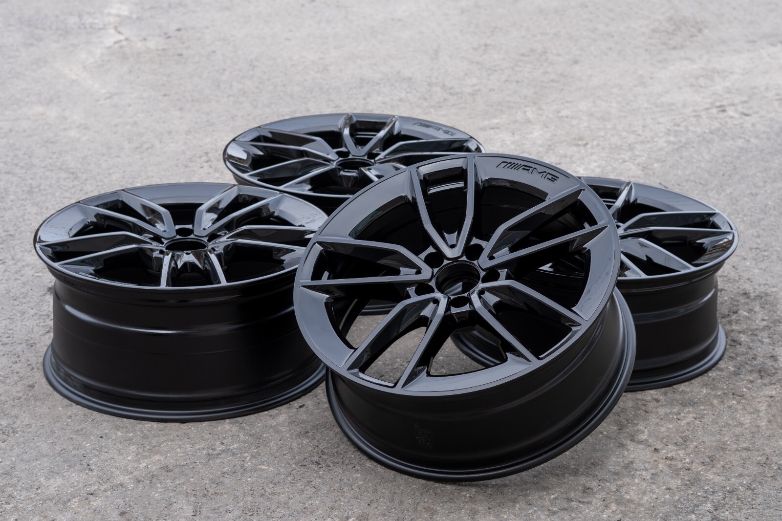 Mercedes C300 C450 C43 AMG 19" Inch OEM 2015-2022 Genuine Original wheel set - Image 3