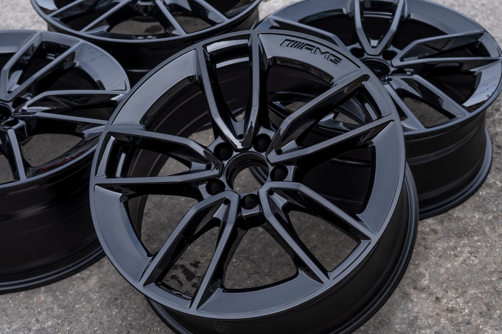 Mercedes C300 C450 C43 AMG 19" Inch OEM 2015-2022 Genuine Original wheel set - Image 4