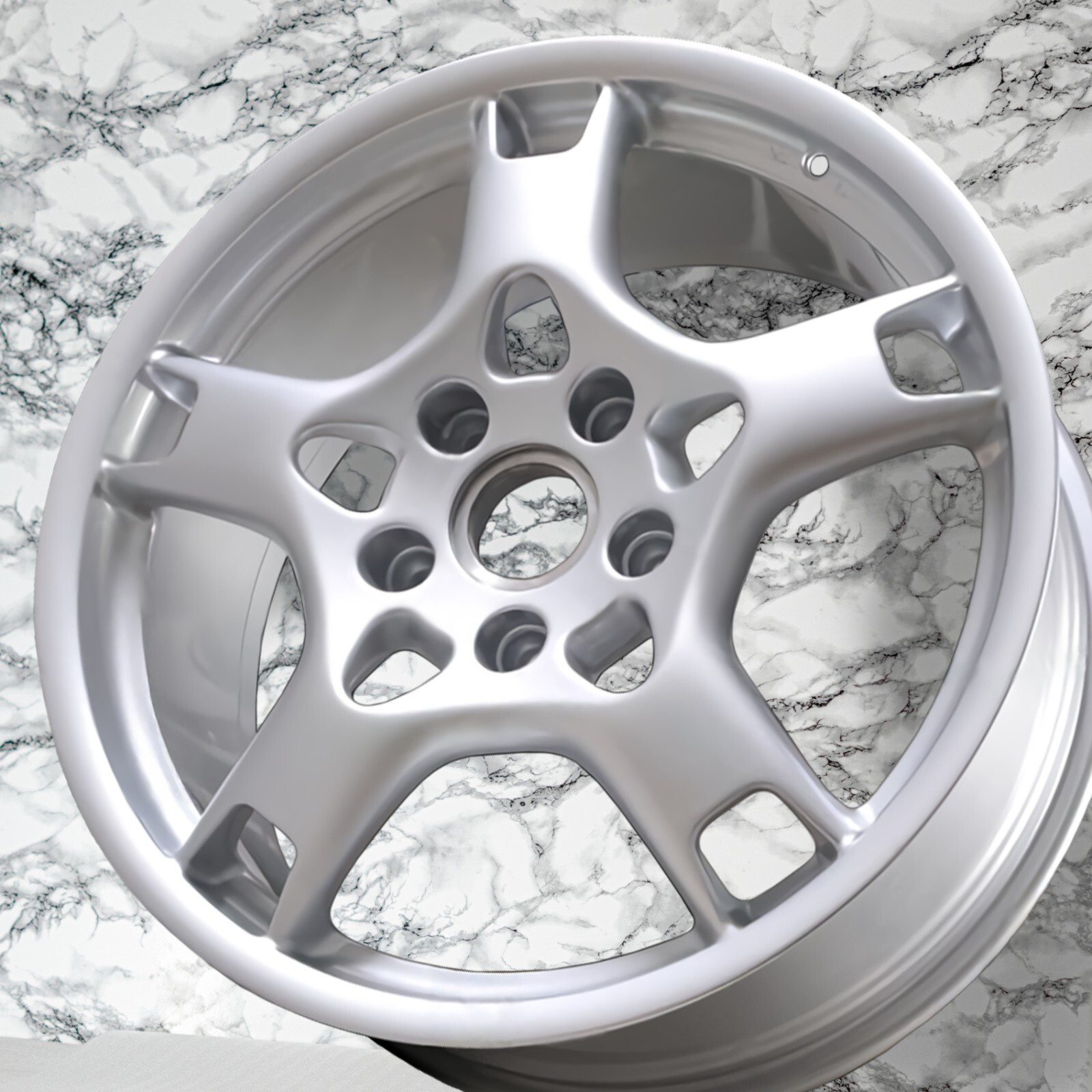 Porsche Carrera 4 4S 911 997 19" inch rim OEM 2005-2013 Lobster claw wheel set – Image 7
