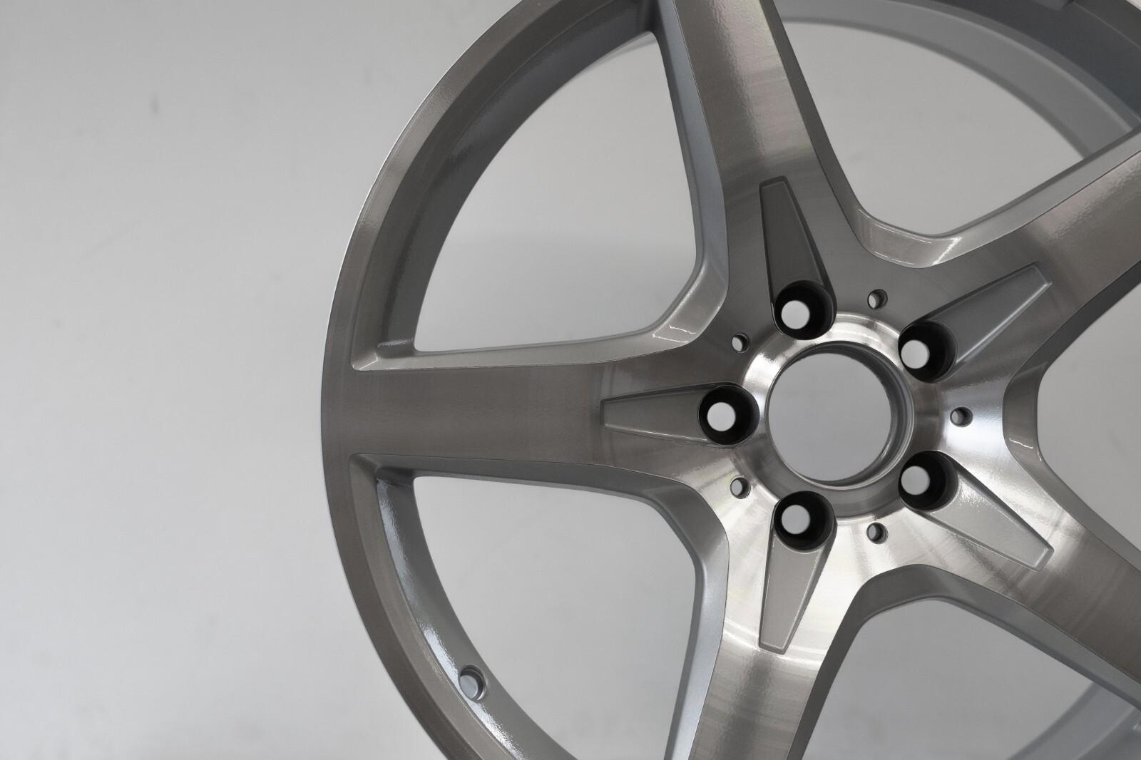 Mercedes SL400 SL550 19" inch Rear rim 2013 2014 2015 2016 2017 2018 OEM wheel - Image 4