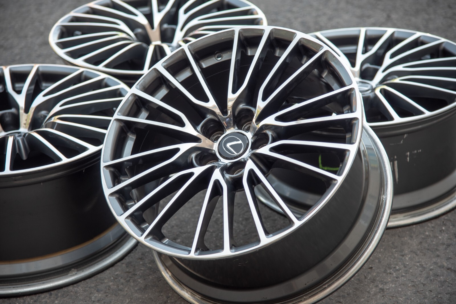 Lexus RC F 19" inch rim OEM 2015 2016 2017 2018 2019 Genuine Forged wheel SET – Image 4