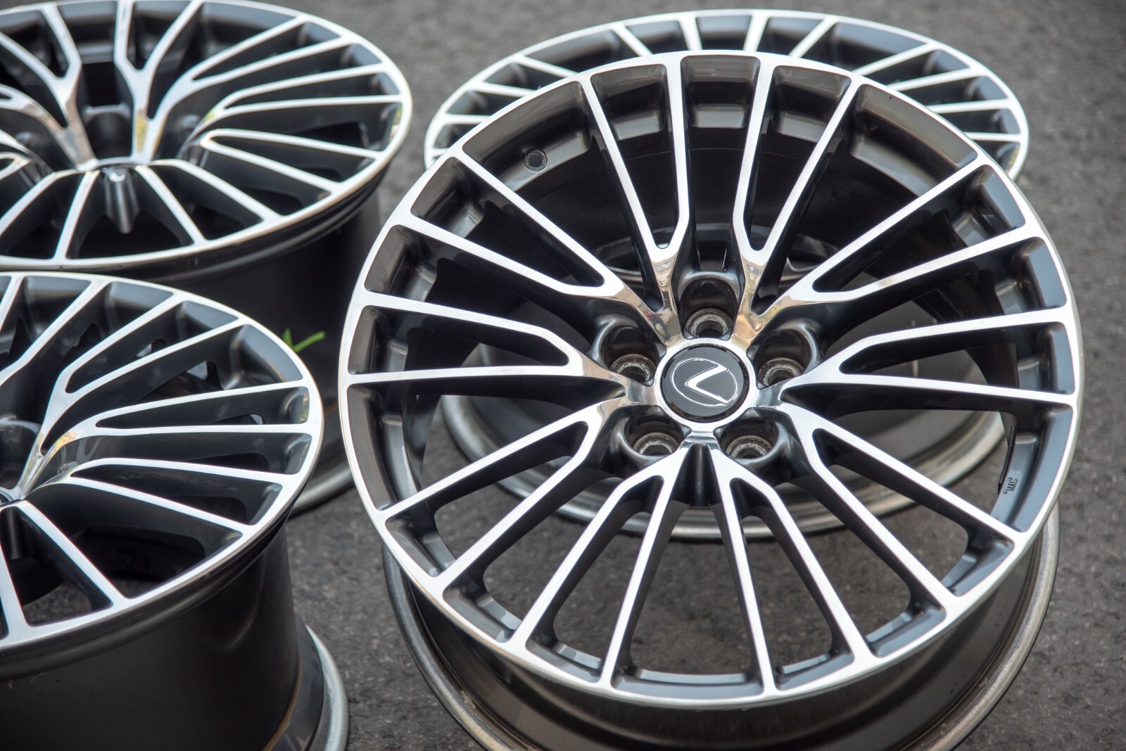 Lexus RC F 19" inch rim OEM 2015 2016 2017 2018 2019 Genuine Forged wheel SET – Image 5