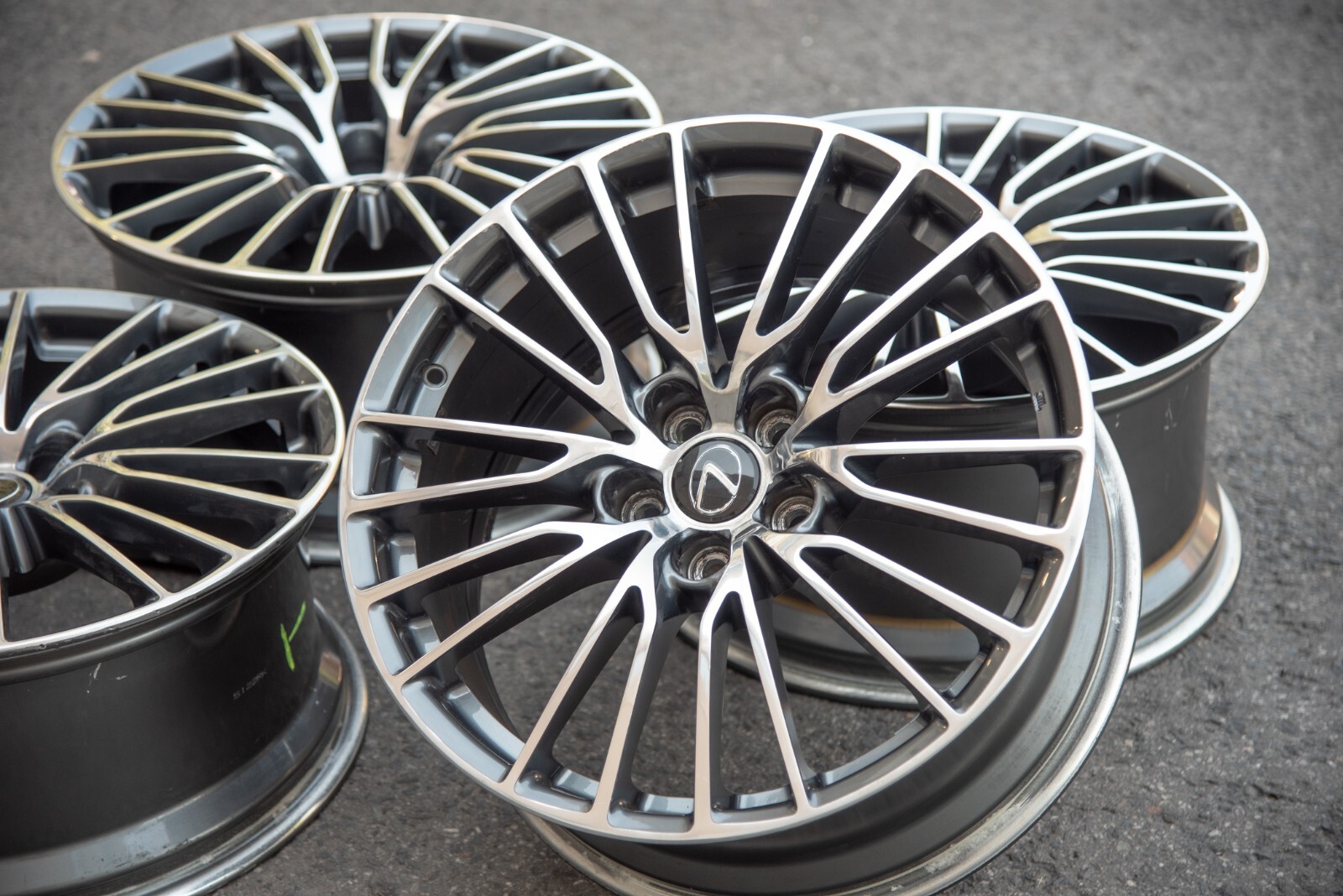 Lexus RC F 19" inch rim OEM 2015 2016 2017 2018 2019 Genuine Forged wheel SET – Image 9