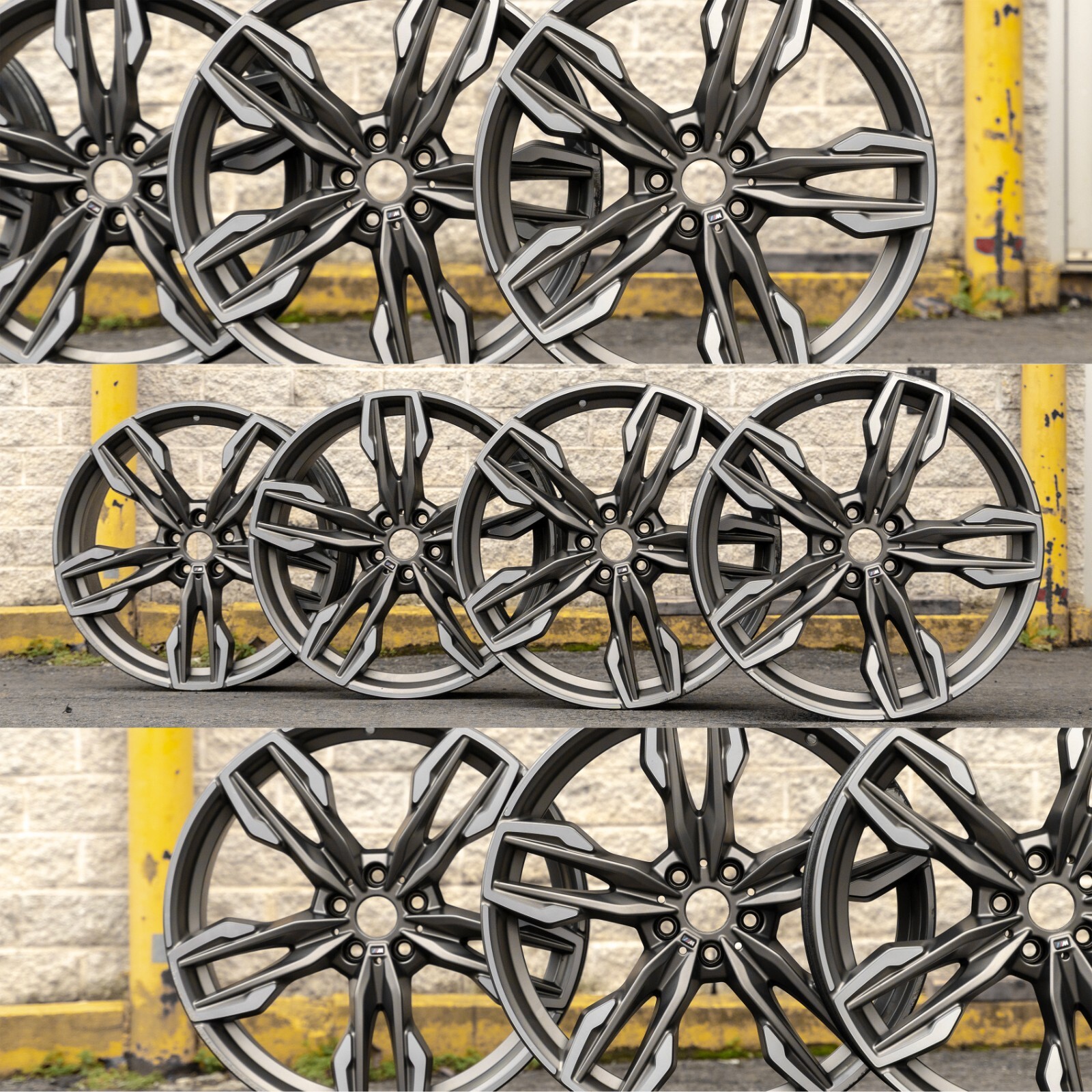 BMW X3 X4 M40i 21" inch OEM 2017 2018 2019 2020 2021 2022 2023 718M Wheel set - Image 21
