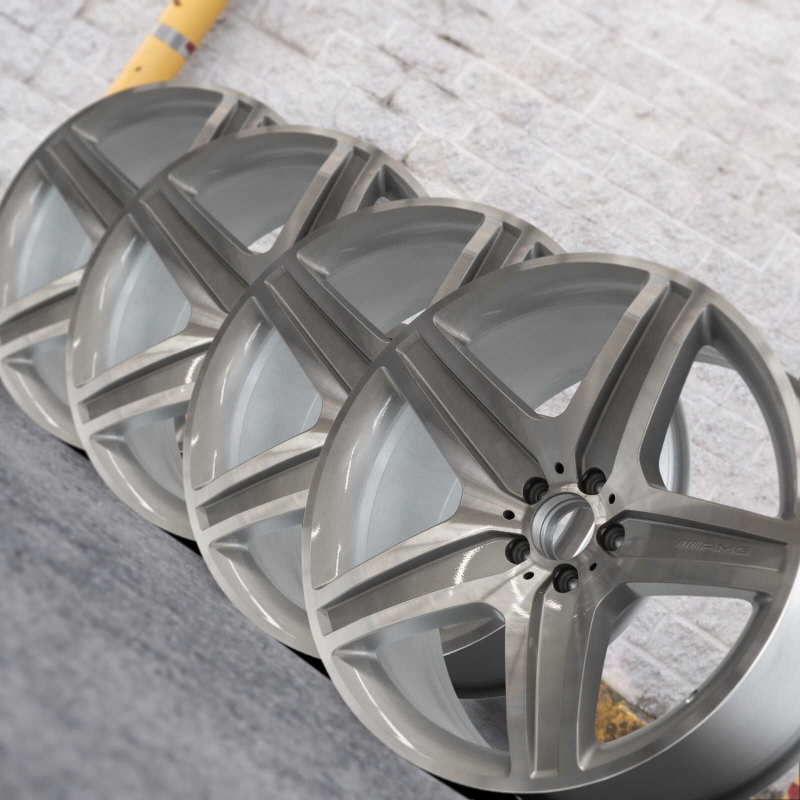 Mercedes GL350 GL450 GL550 21" inch rim OEM 2010 2011 2012 AMG wheel Set of 4