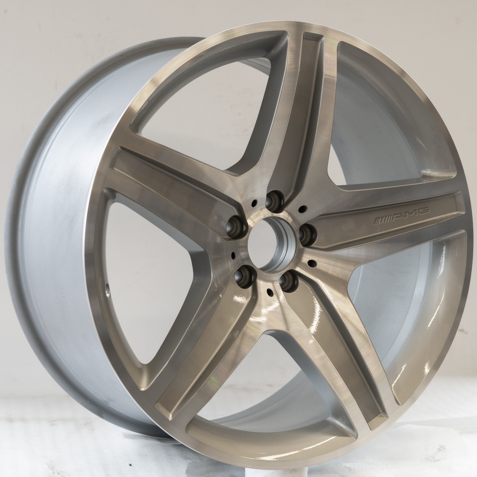 Mercedes GL350 GL450 GL550 21" inch rim OEM 2010 2011 2012 AMG wheel Set of 4 - Image 14
