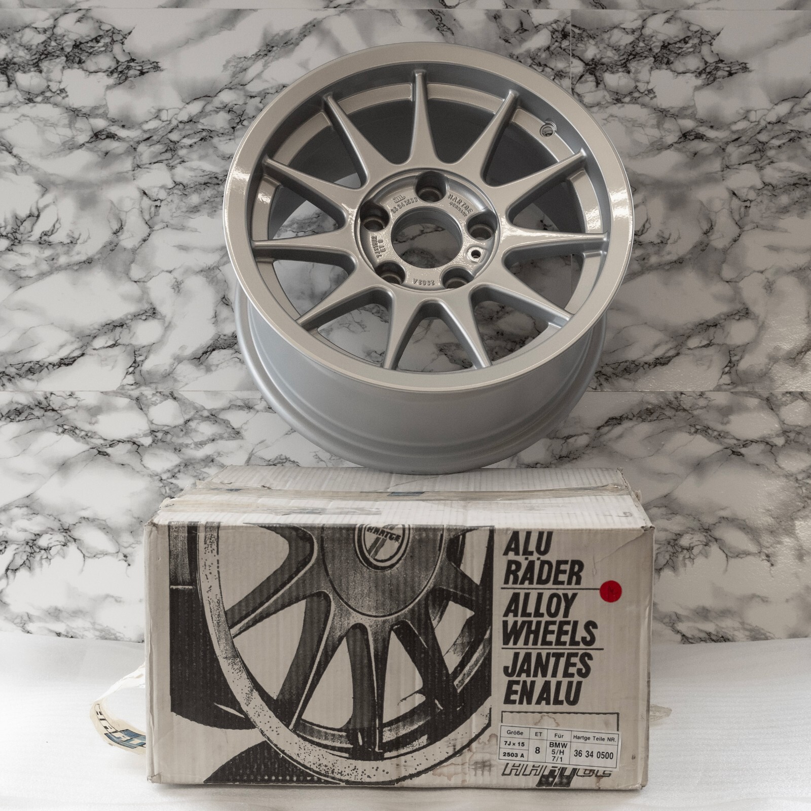 BMW E28 E32 E34 15" inch rim OEM Hartge 535i 735i Genuine Original OZ Wheel – Image 21
