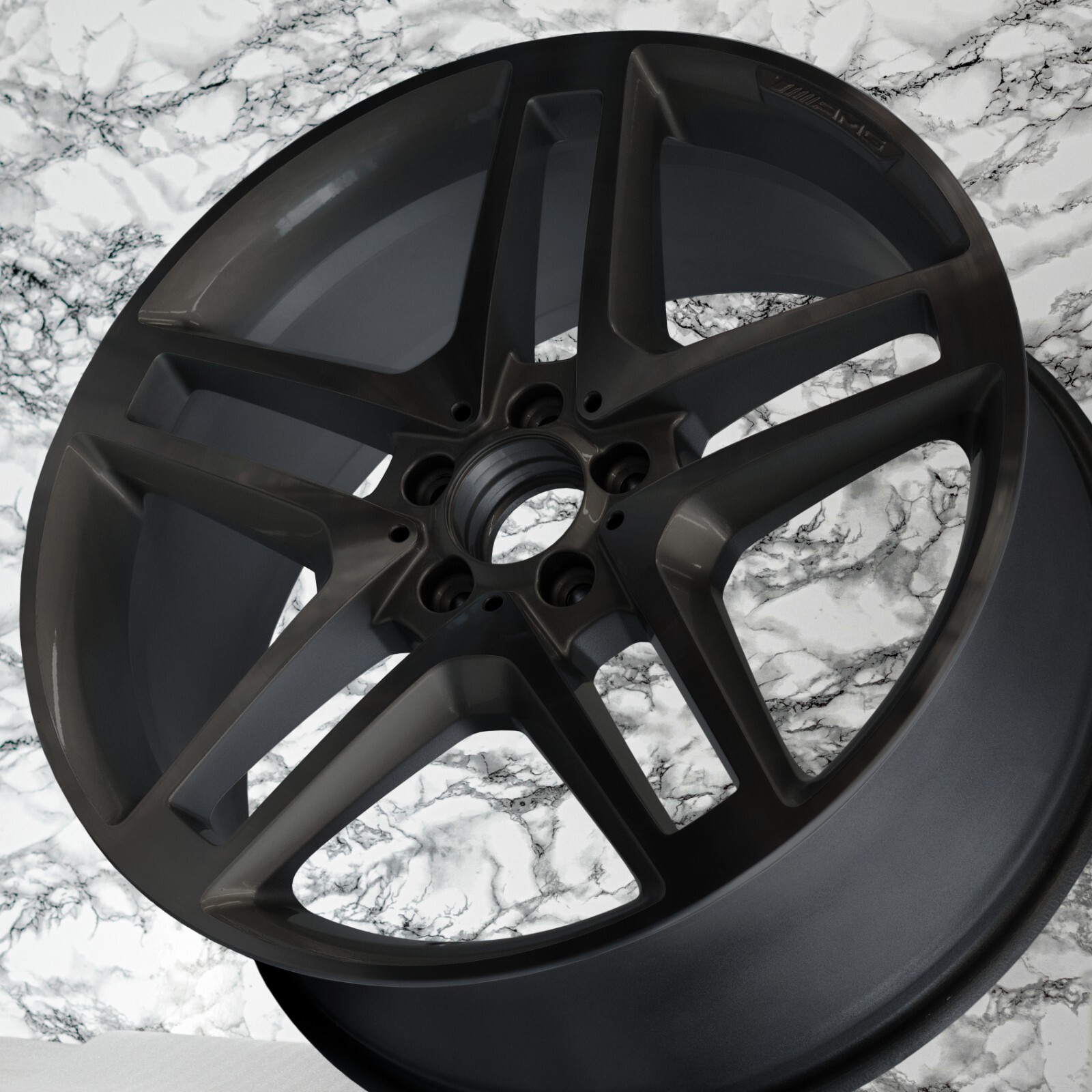 Mercedes GLK250 GLK350 20" inch rim OEM 2011 2012 2013 2014 2015 Wheel Set of 4 – Image 3