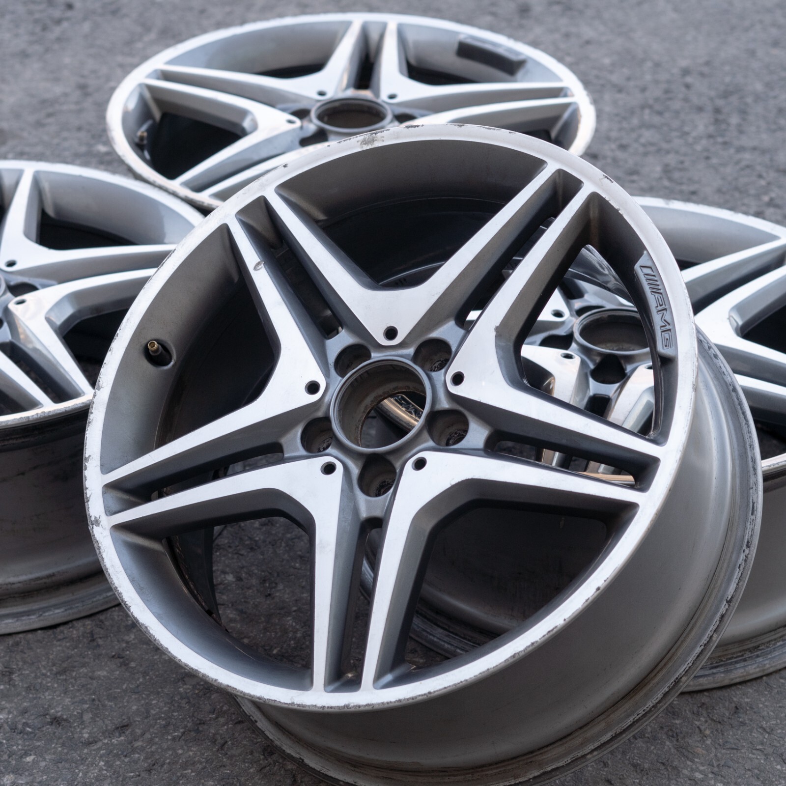 Mercedes CLA250 B250 18" inch RIM OEM 2014 2015 2016 2017 2018 AMG wheel SET - Image 2