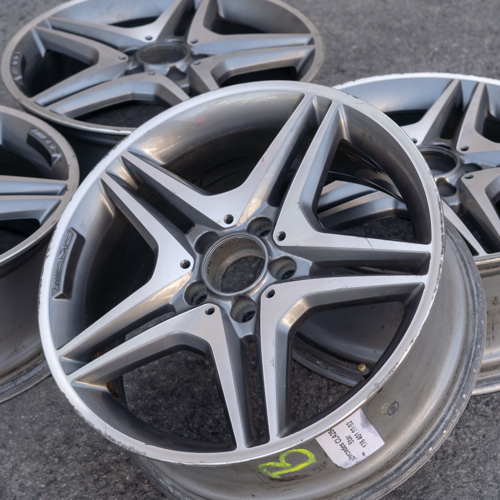 Mercedes CLA250 B250 18" inch RIM OEM 2014 2015 2016 2017 2018 AMG wheel SET - Image 10