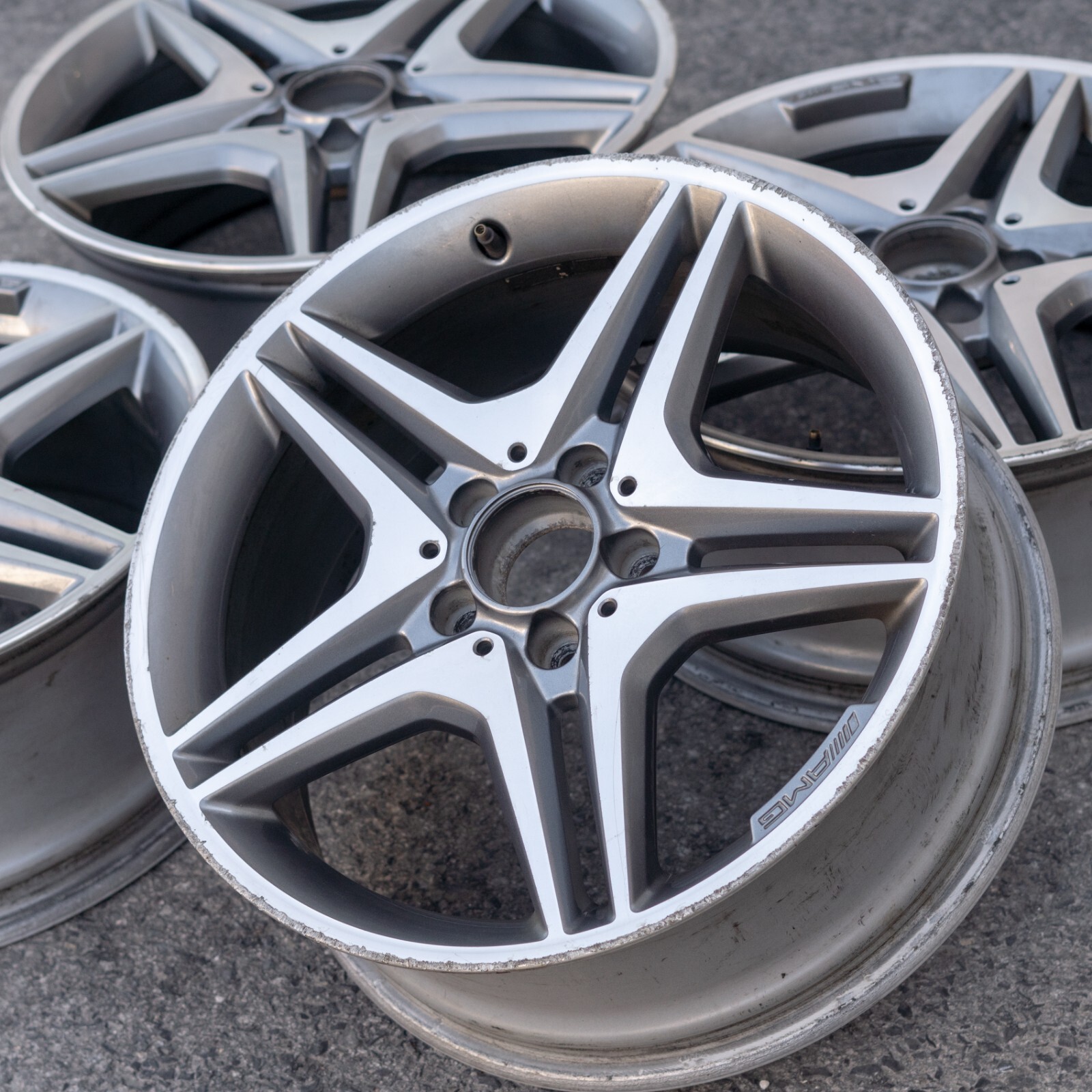 Mercedes CLA250 B250 18" inch RIM OEM 2014 2015 2016 2017 2018 AMG wheel SET - Image 14