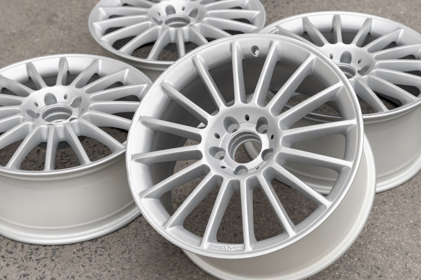 Mercedes SLK350 SLK55 AMG 18" inch rim OEM 2004-2011 Genuine Original Wheel Set - Image 13