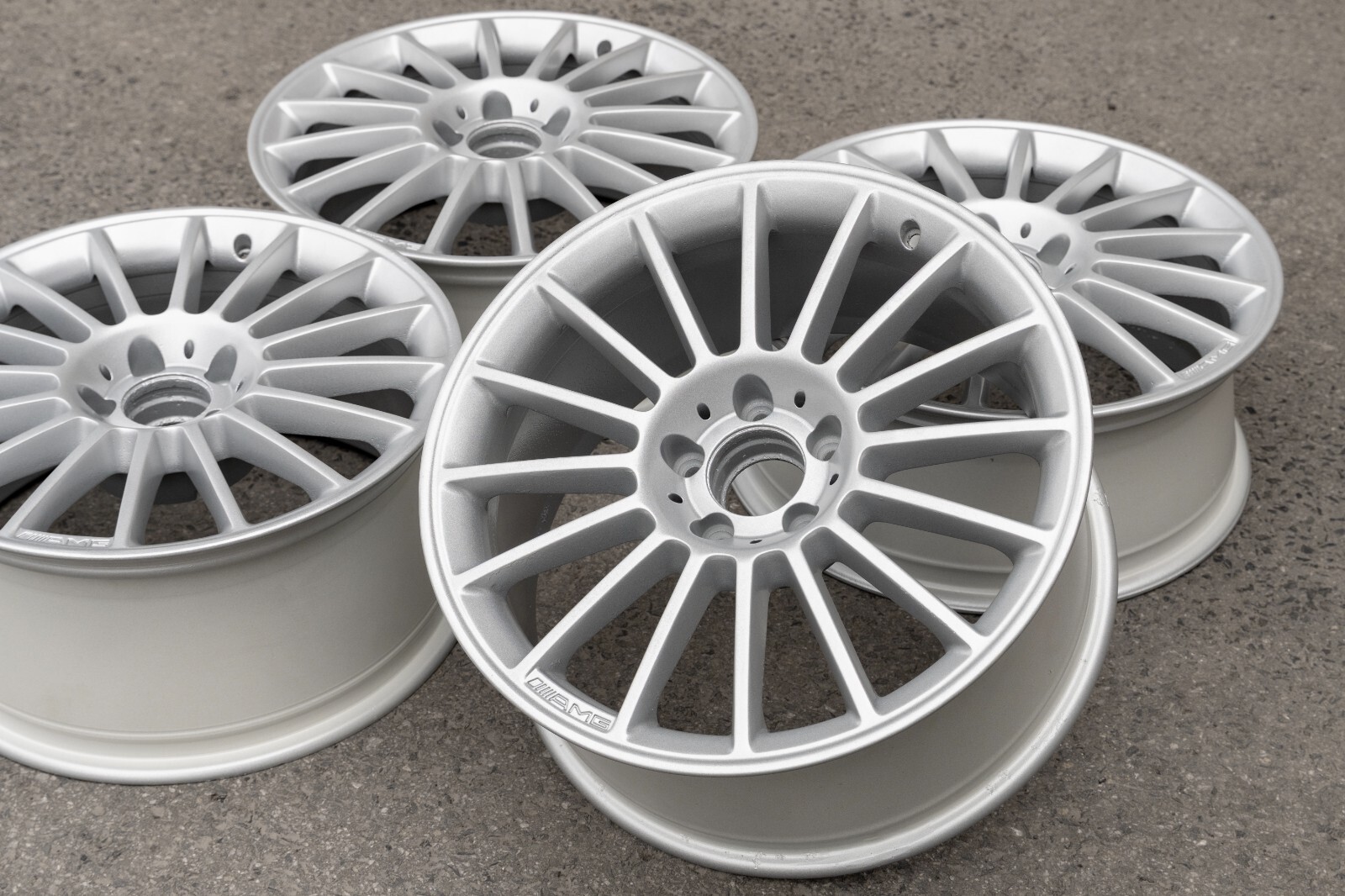 Mercedes SLK350 SLK55 AMG 18" inch rim OEM 2004-2011 Genuine Original Wheel Set - Image 17