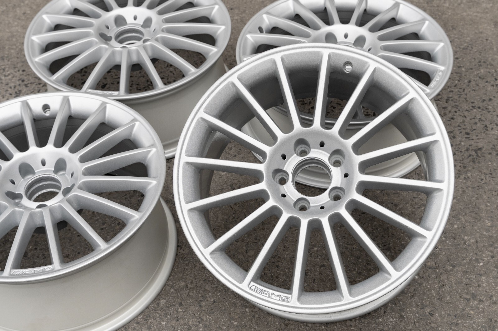 Mercedes SLK350 SLK55 AMG 18" inch rim OEM 2004-2011 Genuine Original Wheel Set - Image 18