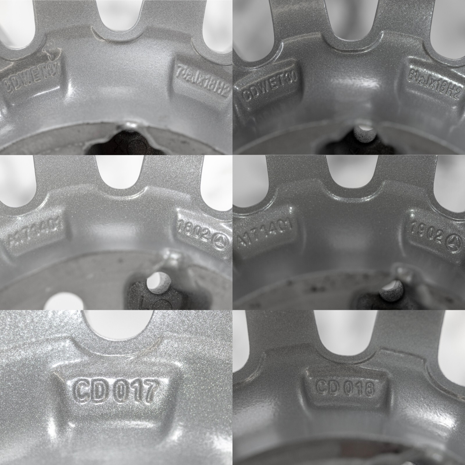 Mercedes SLK350 SLK55 AMG 18" inch rim OEM 2004-2011 Genuine Original Wheel Set - Image 22