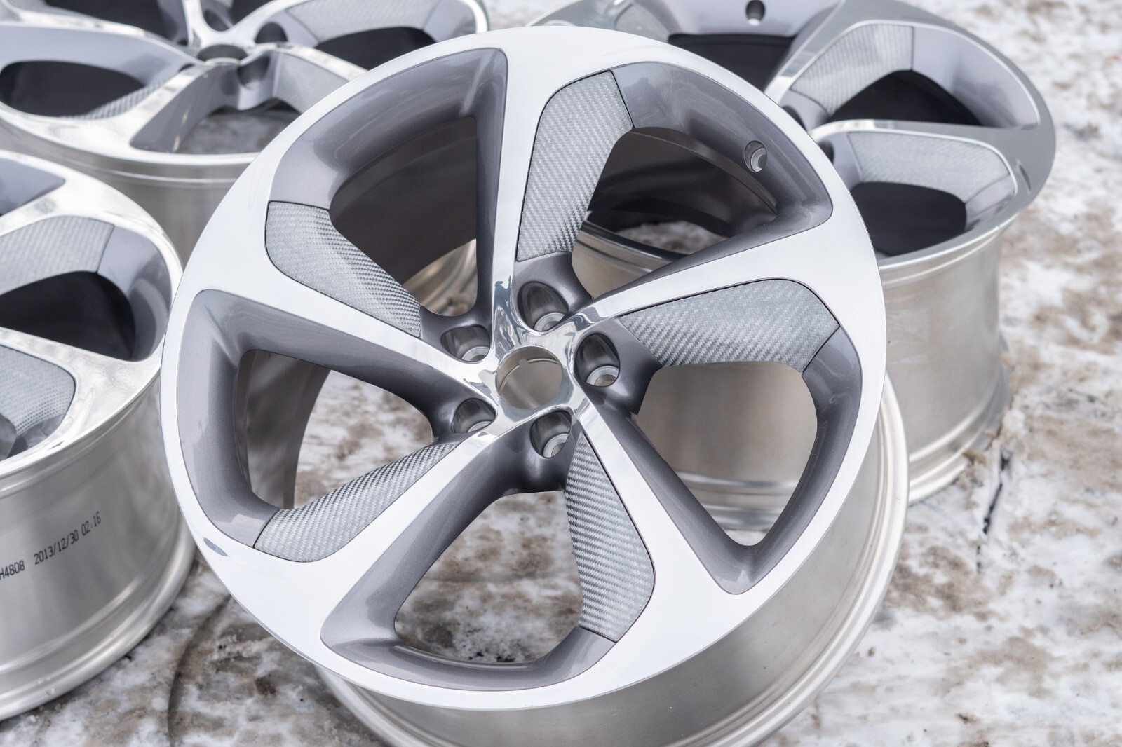 Jaguar F-Type 20" inch rim OEM 2014 2015 2016 2017 2018 Carbon Forged Wheel set – Image 12