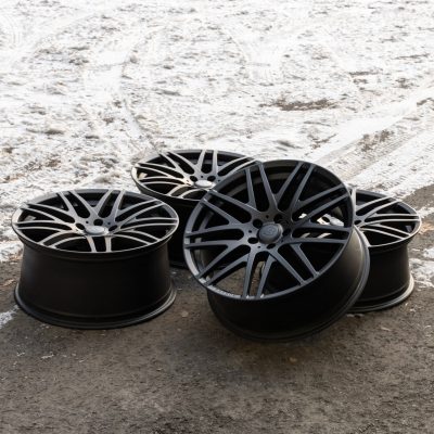 Mercedes C63 E63 S63 AMG 20" inch Rim BRABUS Monoblock F Staggered Wheel Set