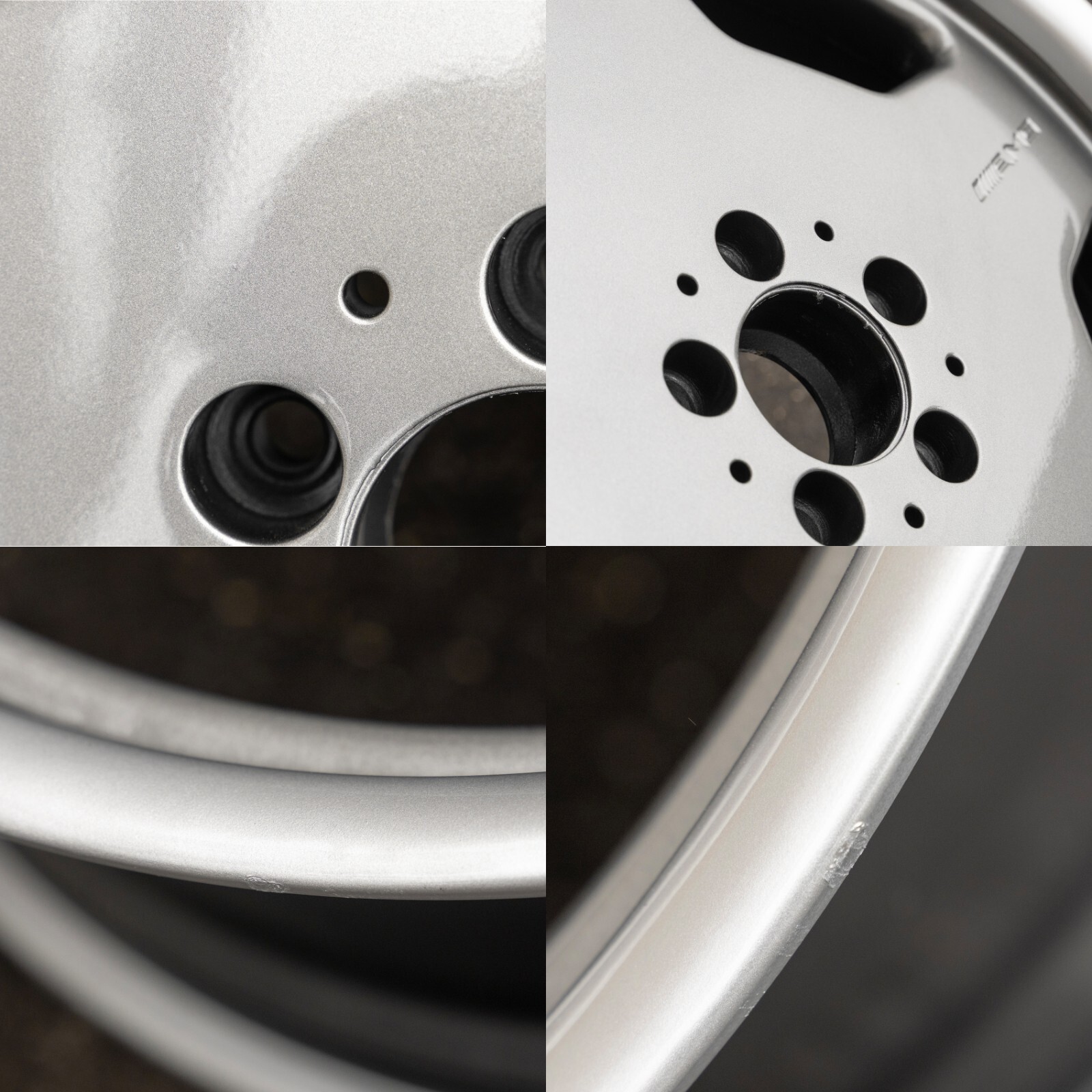 Mercedes 500E S500 S600 19" inch OEM Monoblock II Genuine AMG Wheel Square SET - Image 16