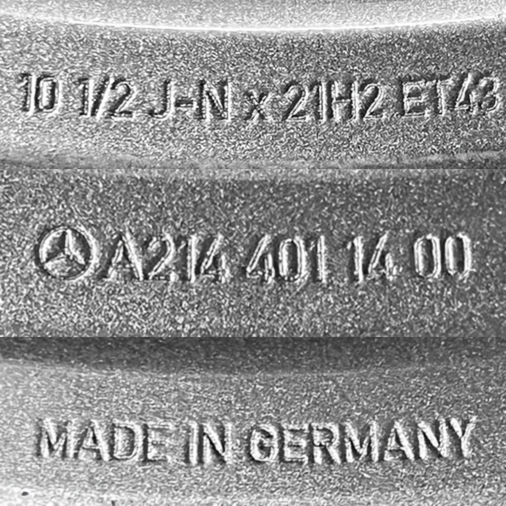 Mercedes E53 AMG 21" inch Rear Rim OEM 2024 2025 Genuine Original Forged Wheel - Image 4