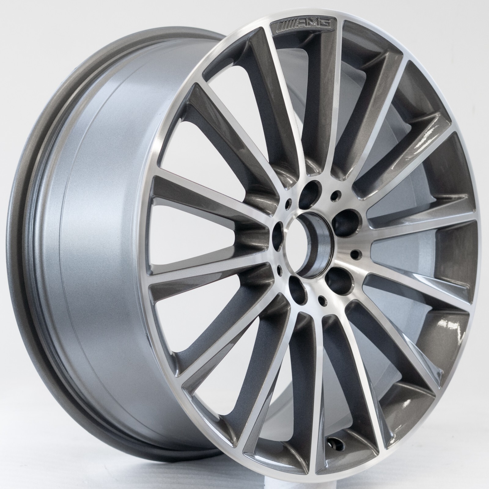 Mercedes C300 C400 19" inch rear rim OEM 2015-2022 Genuine Original AMG wheel - Image 13