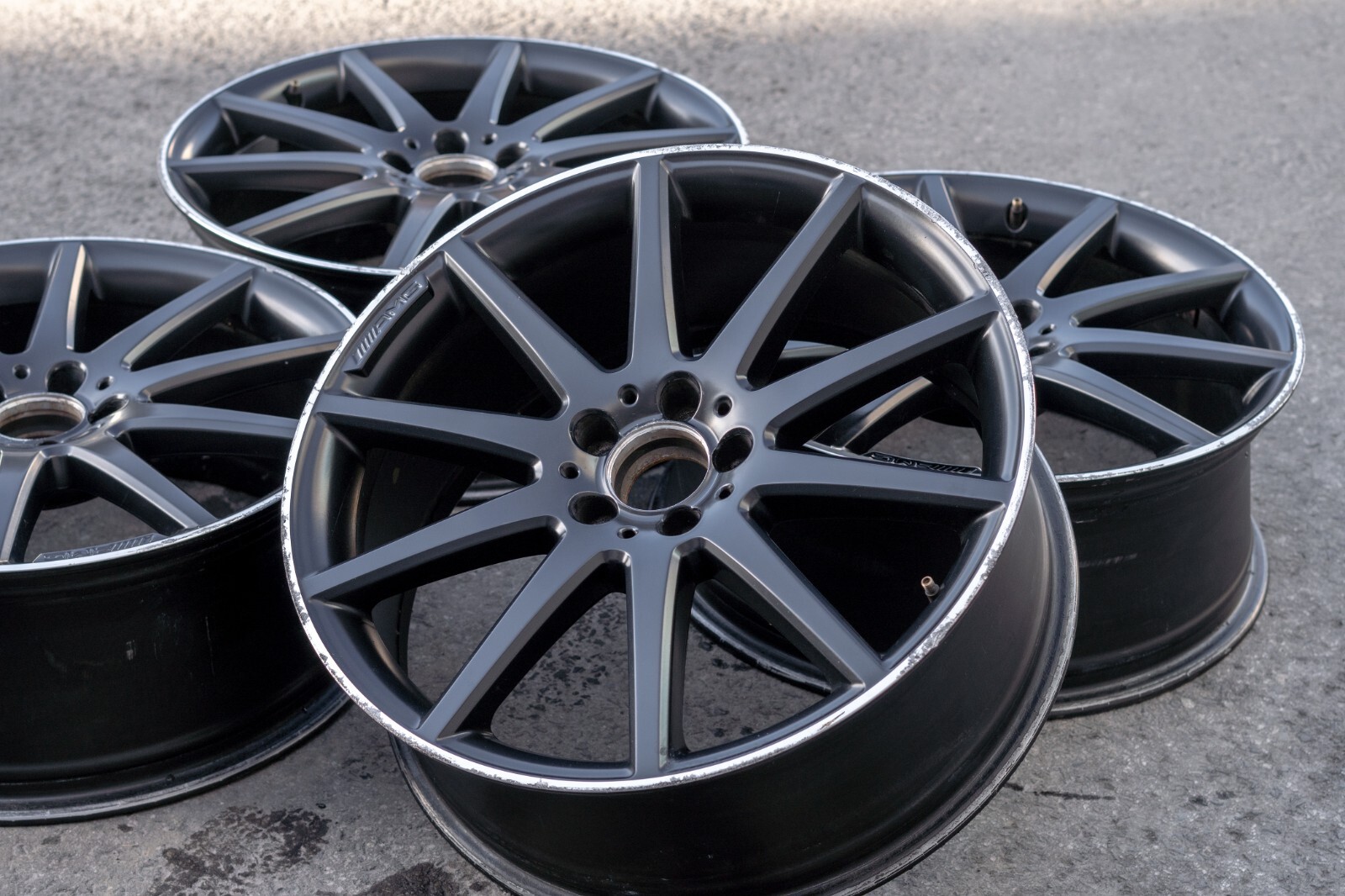 Mercedes GLA45 AMG 20" rim OEM 2015 2016 2017 2018 2019 Genuine Wheel Set of 4 - Image 3