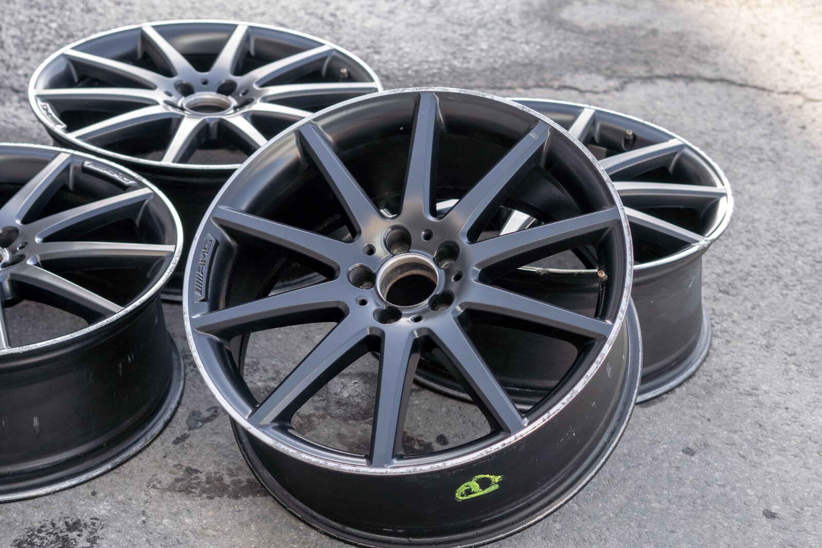 Mercedes GLA45 AMG 20" rim OEM 2015 2016 2017 2018 2019 Genuine Wheel Set of 4 - Image 6