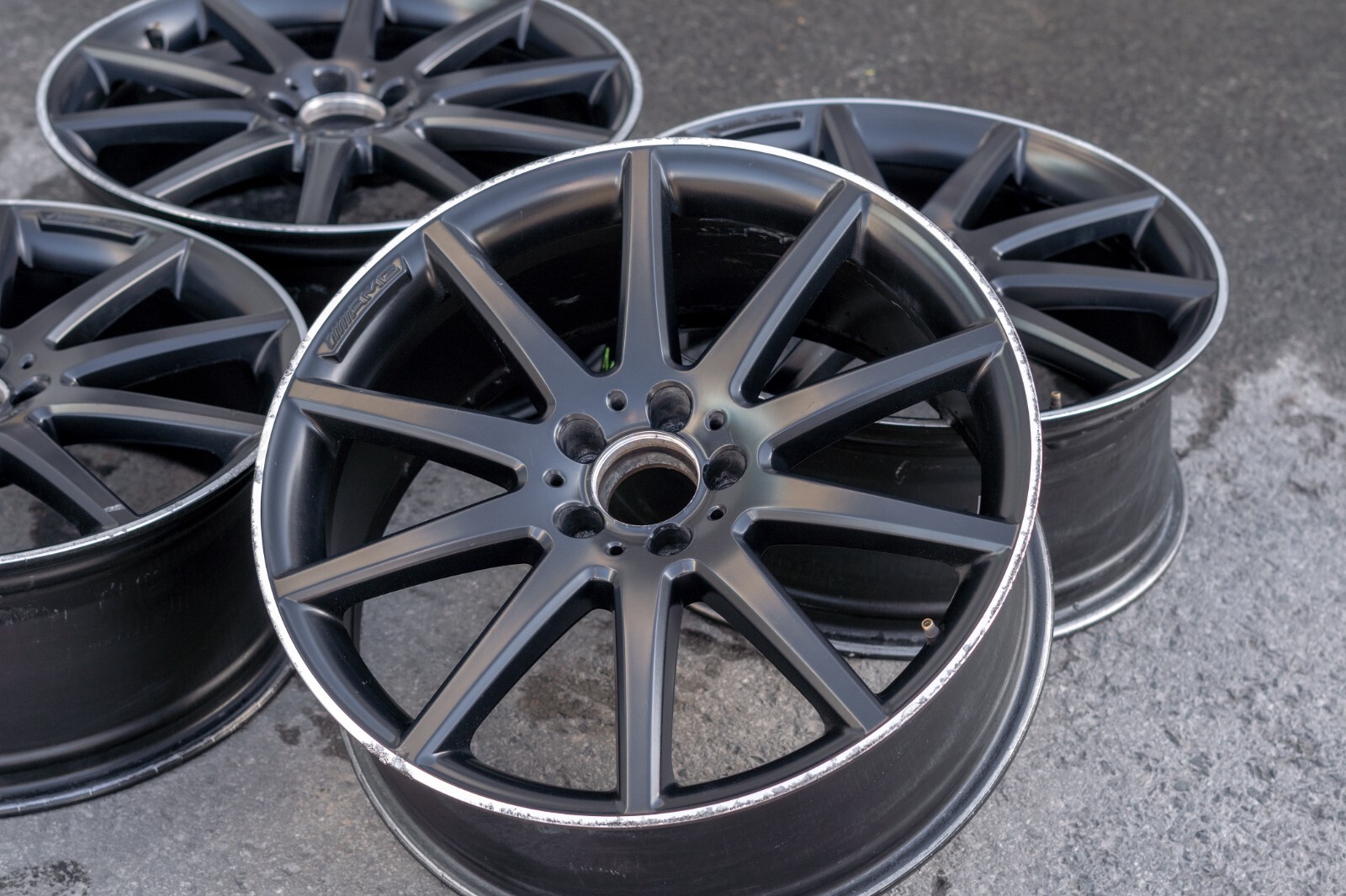 Mercedes GLA45 AMG 20" rim OEM 2015 2016 2017 2018 2019 Genuine Wheel Set of 4 - Image 9
