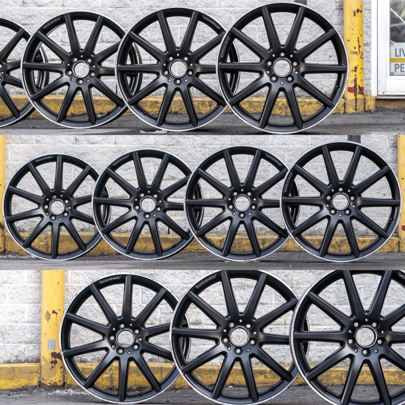 Mercedes GLA45 AMG 20" rim OEM 2015 2016 2017 2018 2019 Genuine Wheel Set of 4 - Image 15